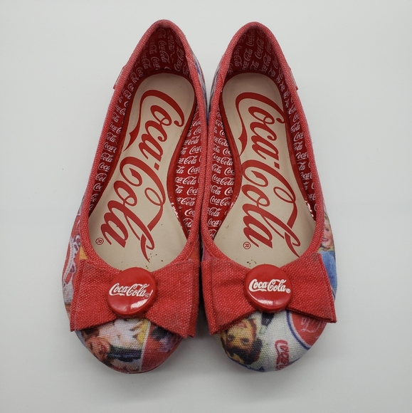 Coca Cola Shoes - Coca-Cola Canvas Flats